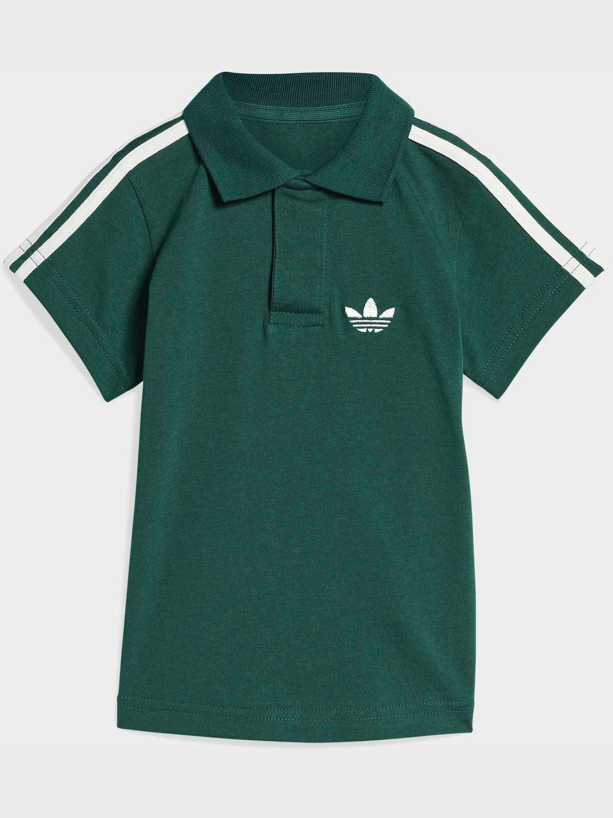 adidas Originals Green Knit Polo and Shorts Infant Set