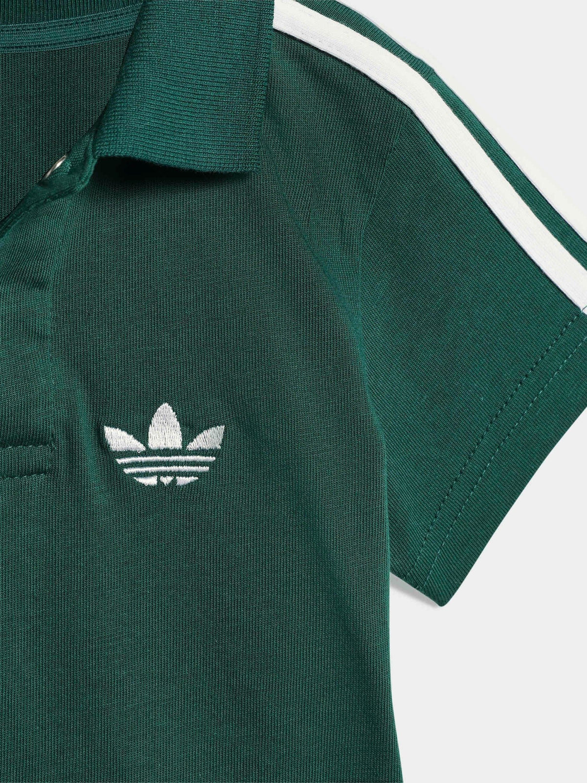 adidas Originals Green Knit Polo and Shorts Infant Set