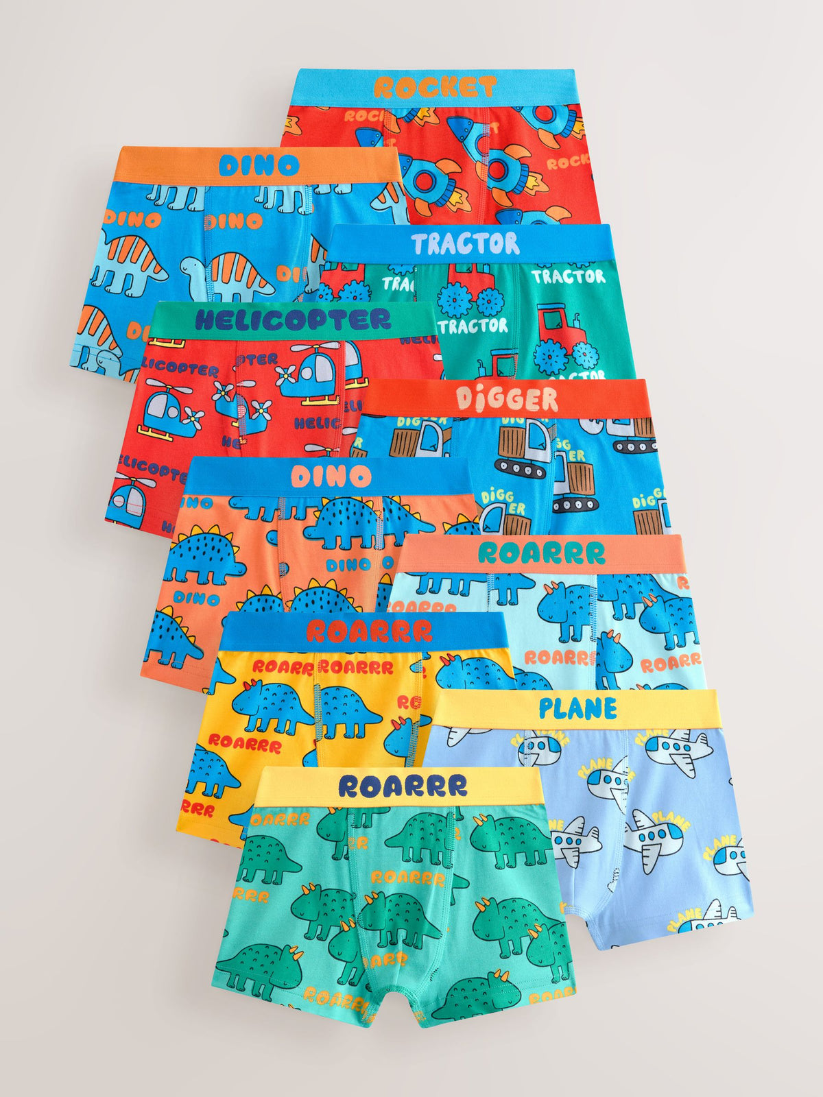 Assorted Characters Trunks 10 Pack (1.5-12yrs)