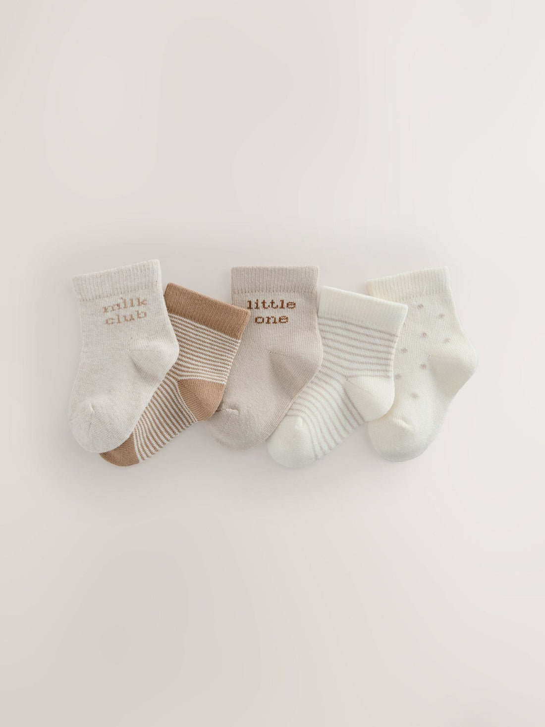 Neutral Baby Socks 5 Pack