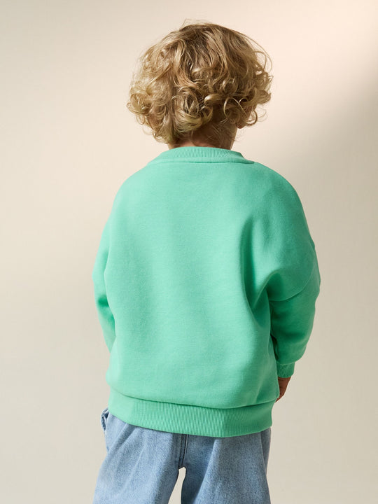 Green Palm Tree Crew Neck Sweatshirt (3mths-7yrs)