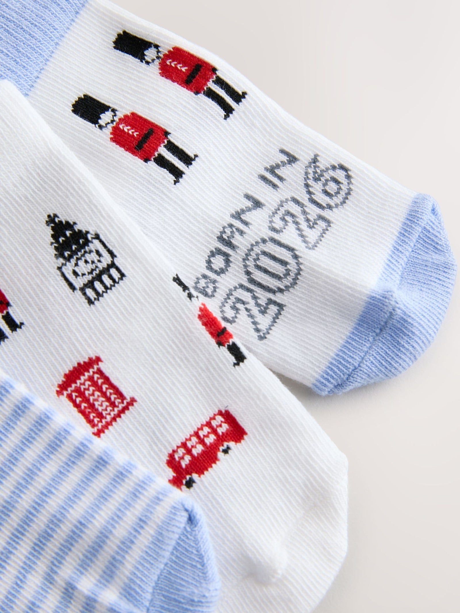 Baker by Ted Baker Multi Born in 2026 Socks 3 Pack