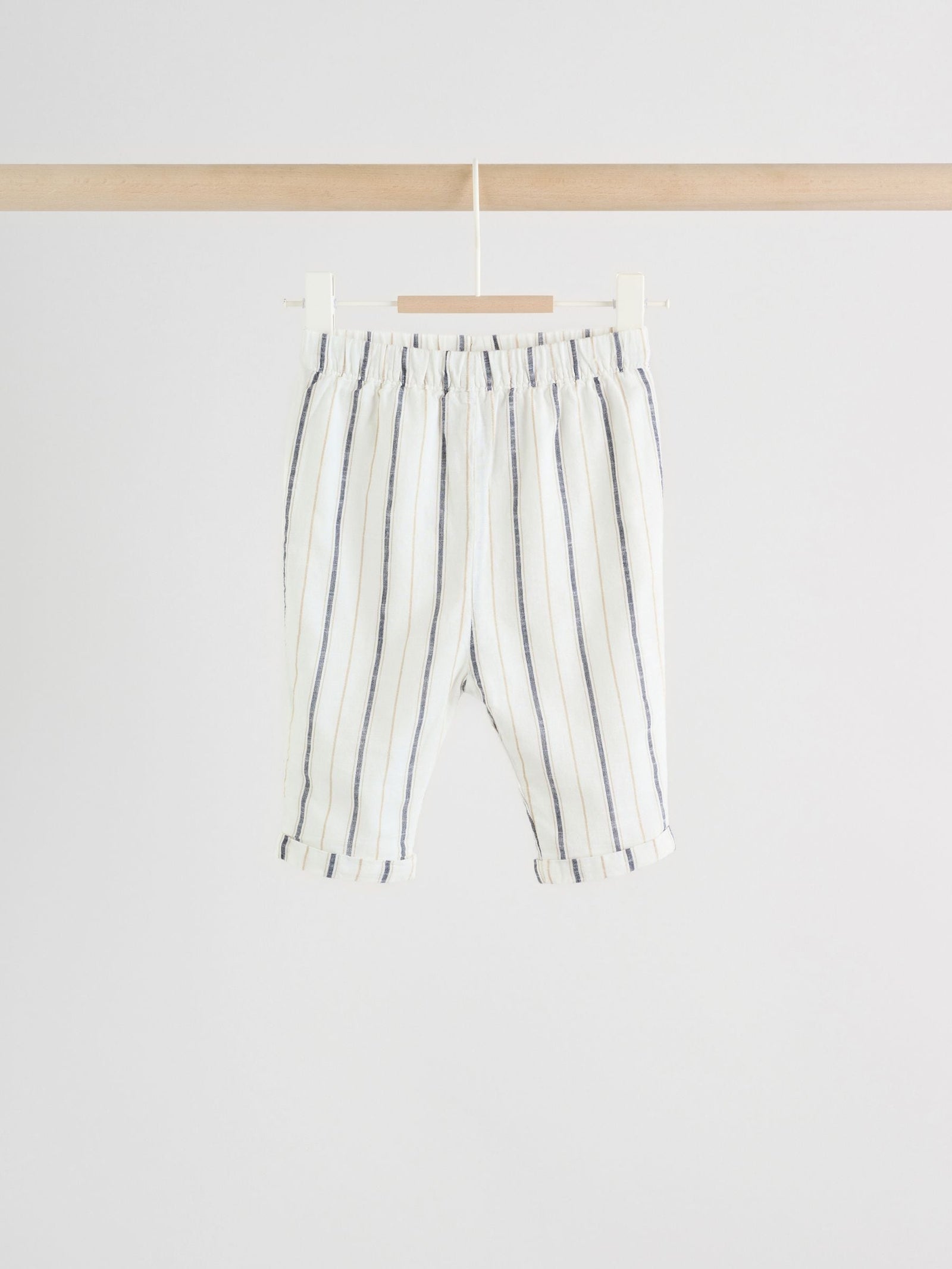 Neutral Stripe Sweat Top and Trousers Baby Set (0mths-2yrs)