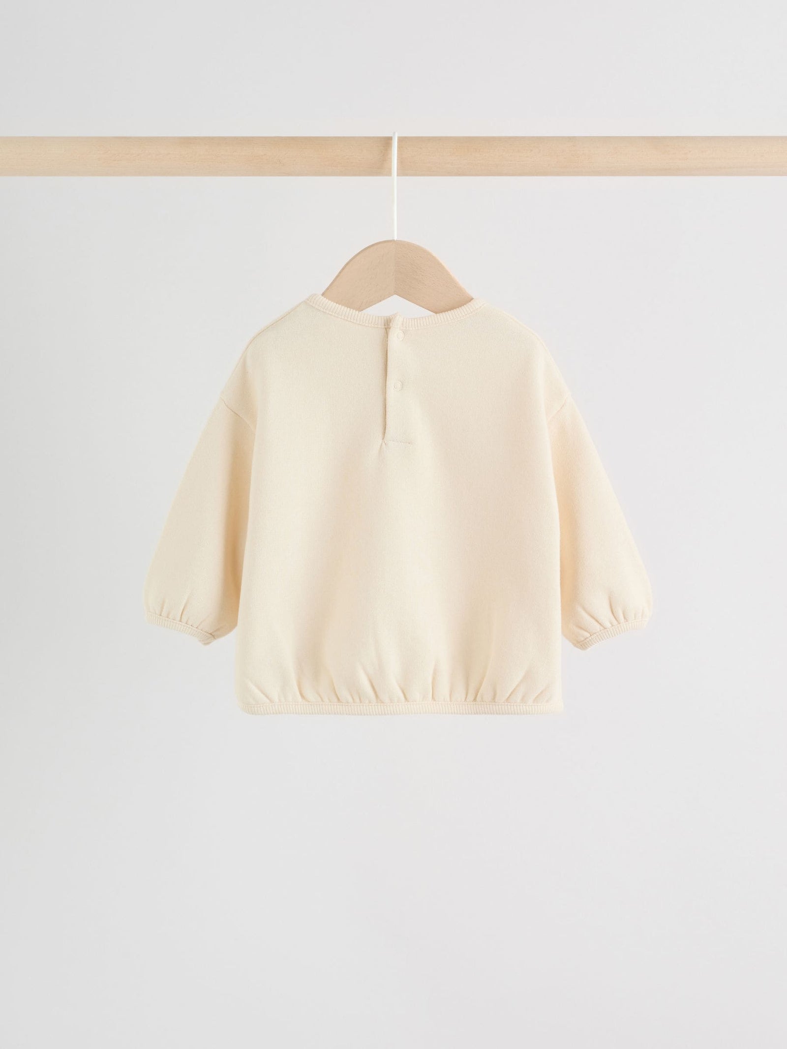 Neutral Stripe Sweat Top and Trousers Baby Set (0mths-2yrs)