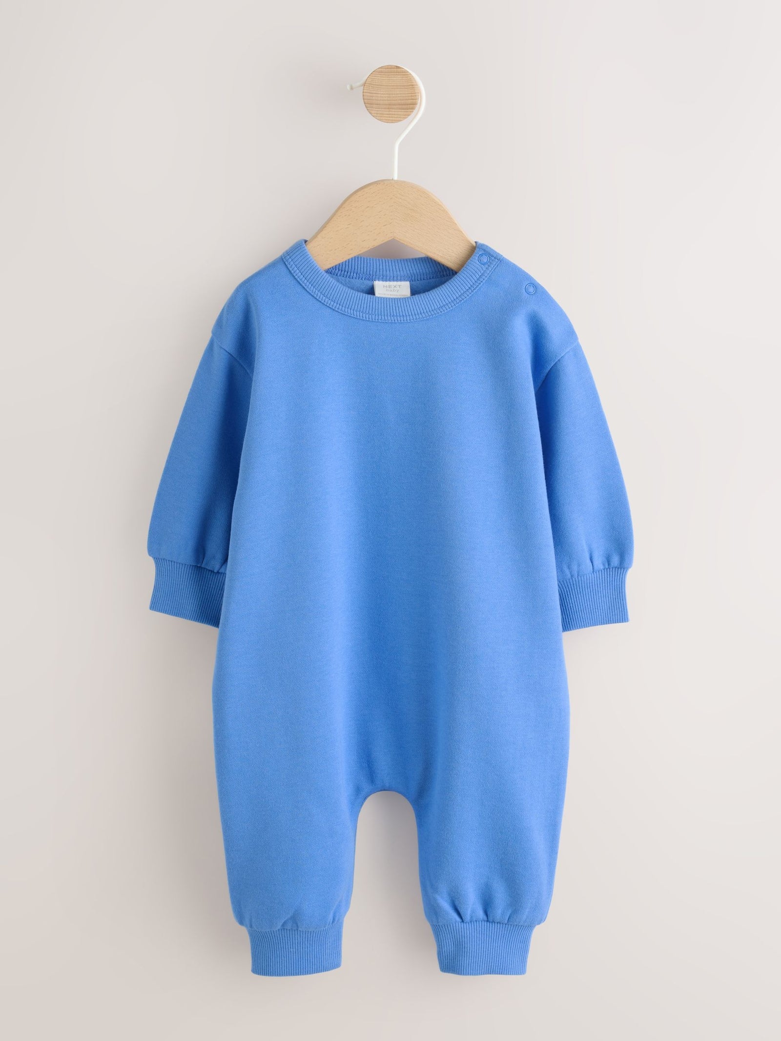 Cobalt Blue Baby Sweat Romper (0mths-3yrs)
