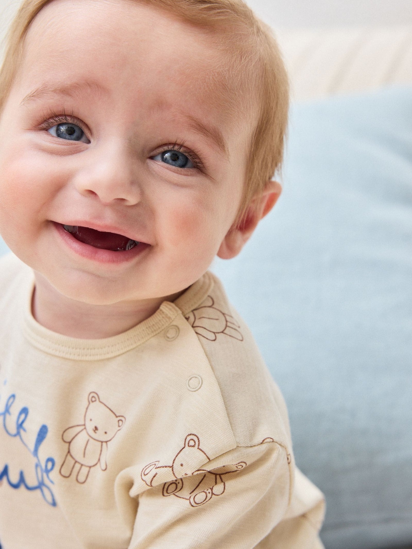 Blue/Brown Little Bear Cub Baby Top and Leggings Set 2 Piece (0mths-3yrs)