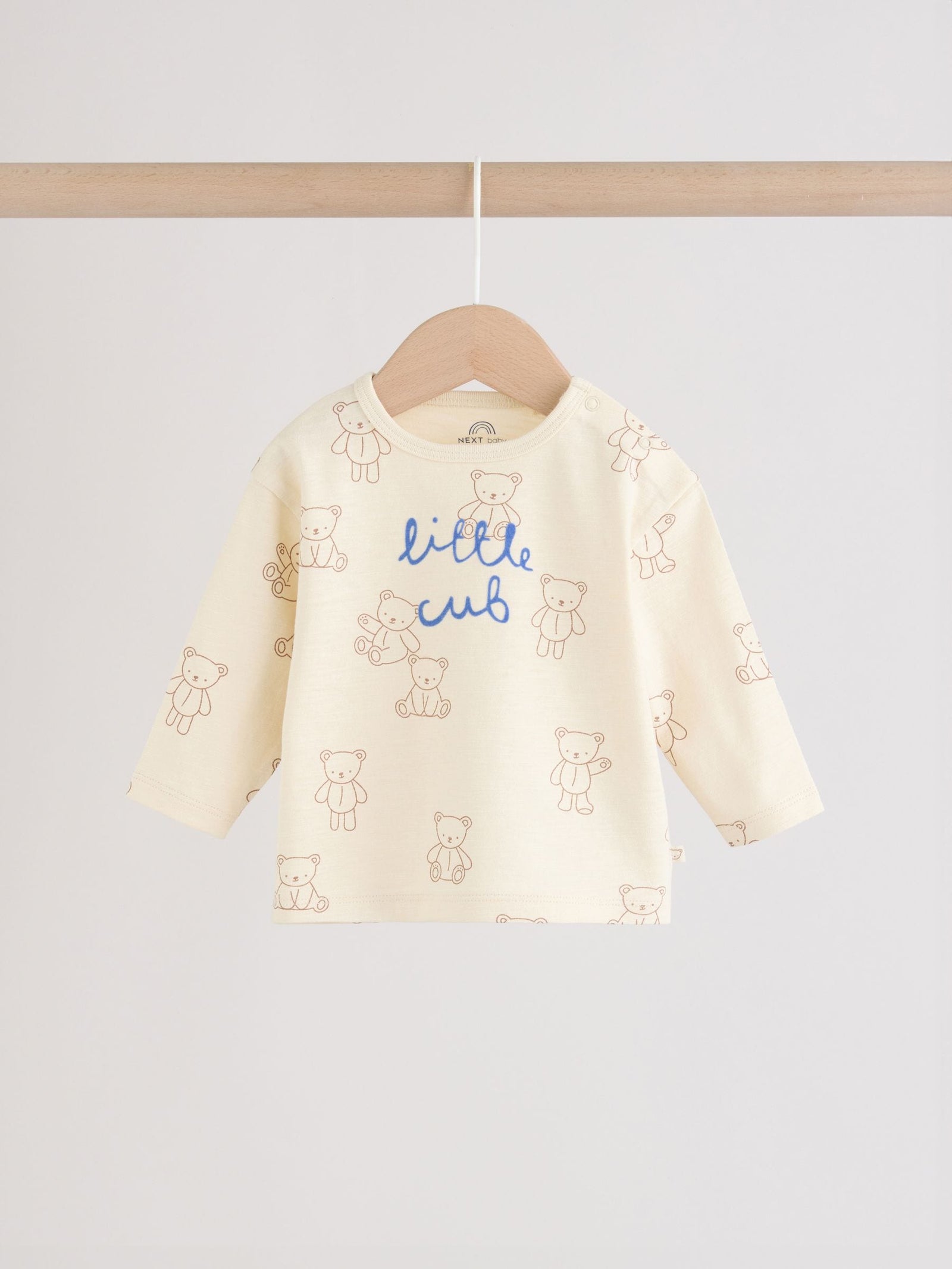 Blue/Brown Little Bear Cub Baby Top and Leggings Set 2 Piece (0mths-3yrs)