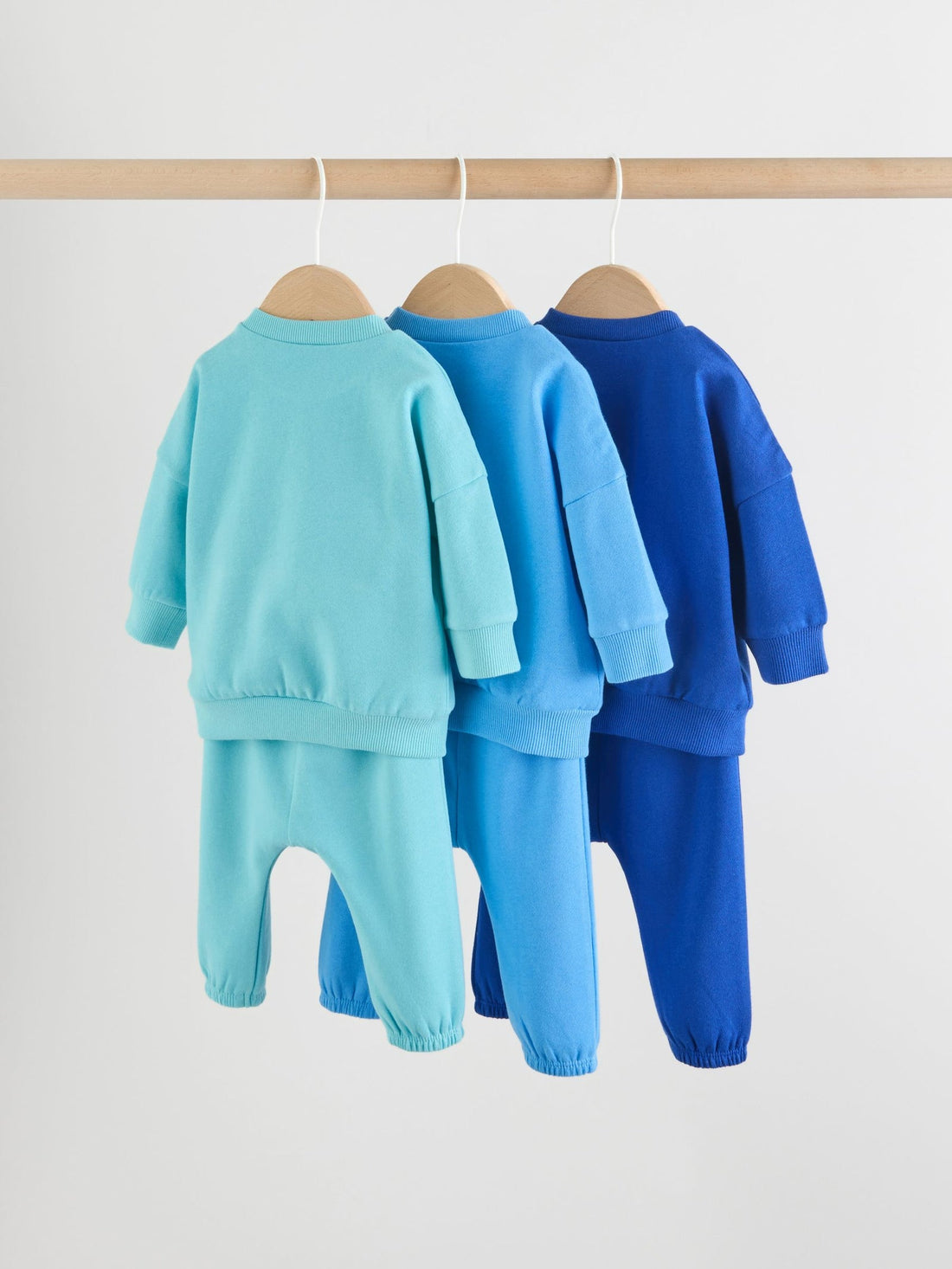 Bright Blues Baby Sweatshirt and Joggers Set 6 Piece (0mths-3yrs)