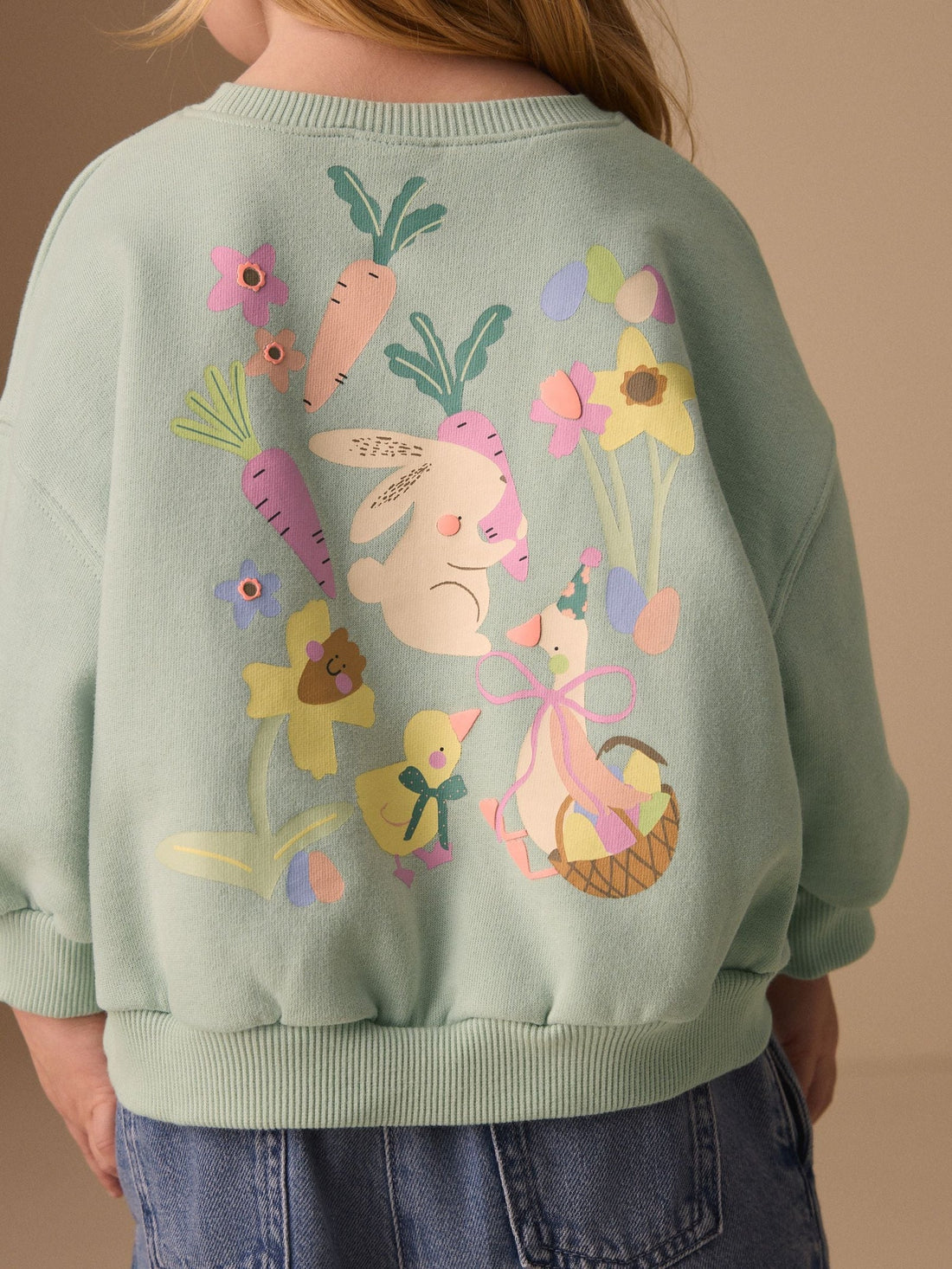 Green Easter Crew Neck Sweatshirt (3mths-7yrs)