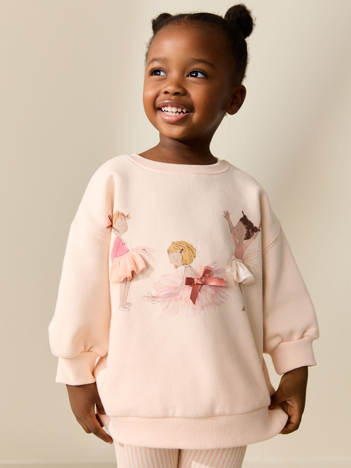 Pink Ballerinas Sweatshirt and Leggings Set (3mths-7yrs)