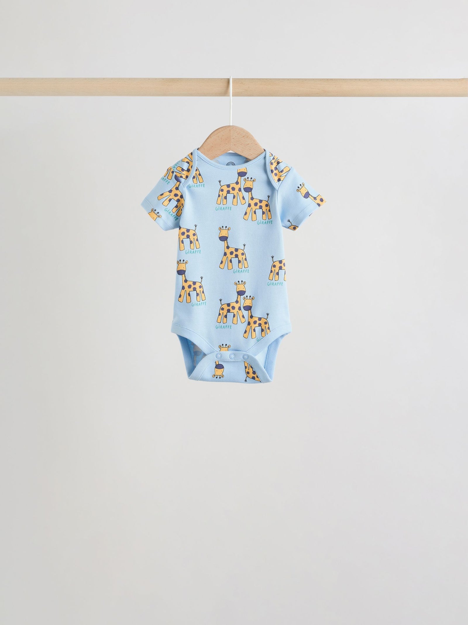 Multi Short Sleeve Baby Bodysuits 5 Pack