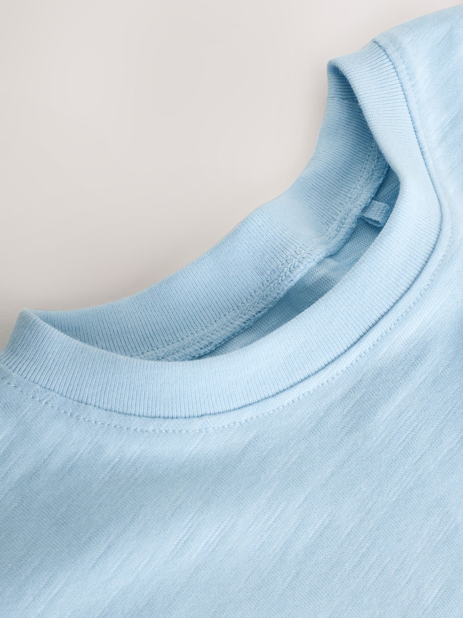 Blue Short Sleeve Peplum T-Shirt (3mths-7yrs)