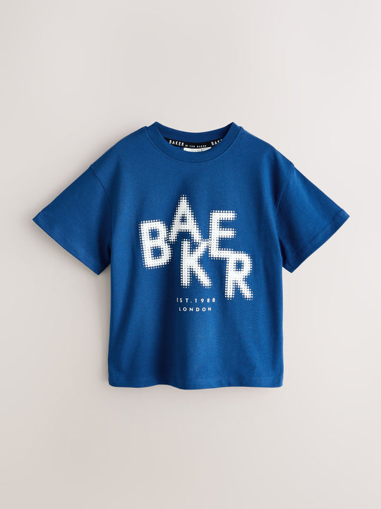 Baker by Ted Baker Graphic Print T-Shirts 5 Pack