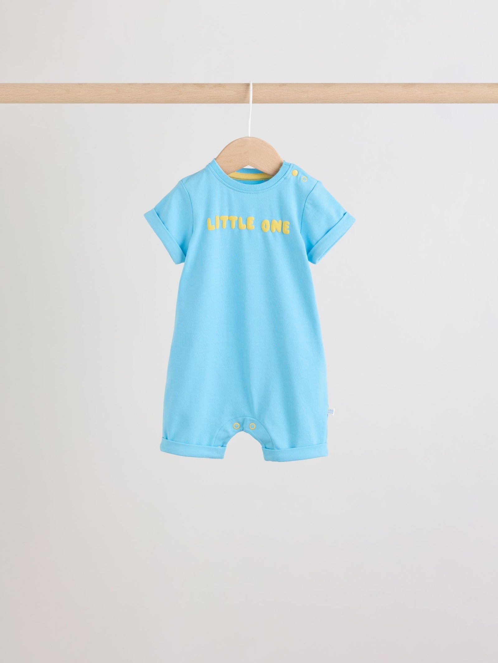 Bright Slogan Cotton RIch Baby Rompers 4 Pack