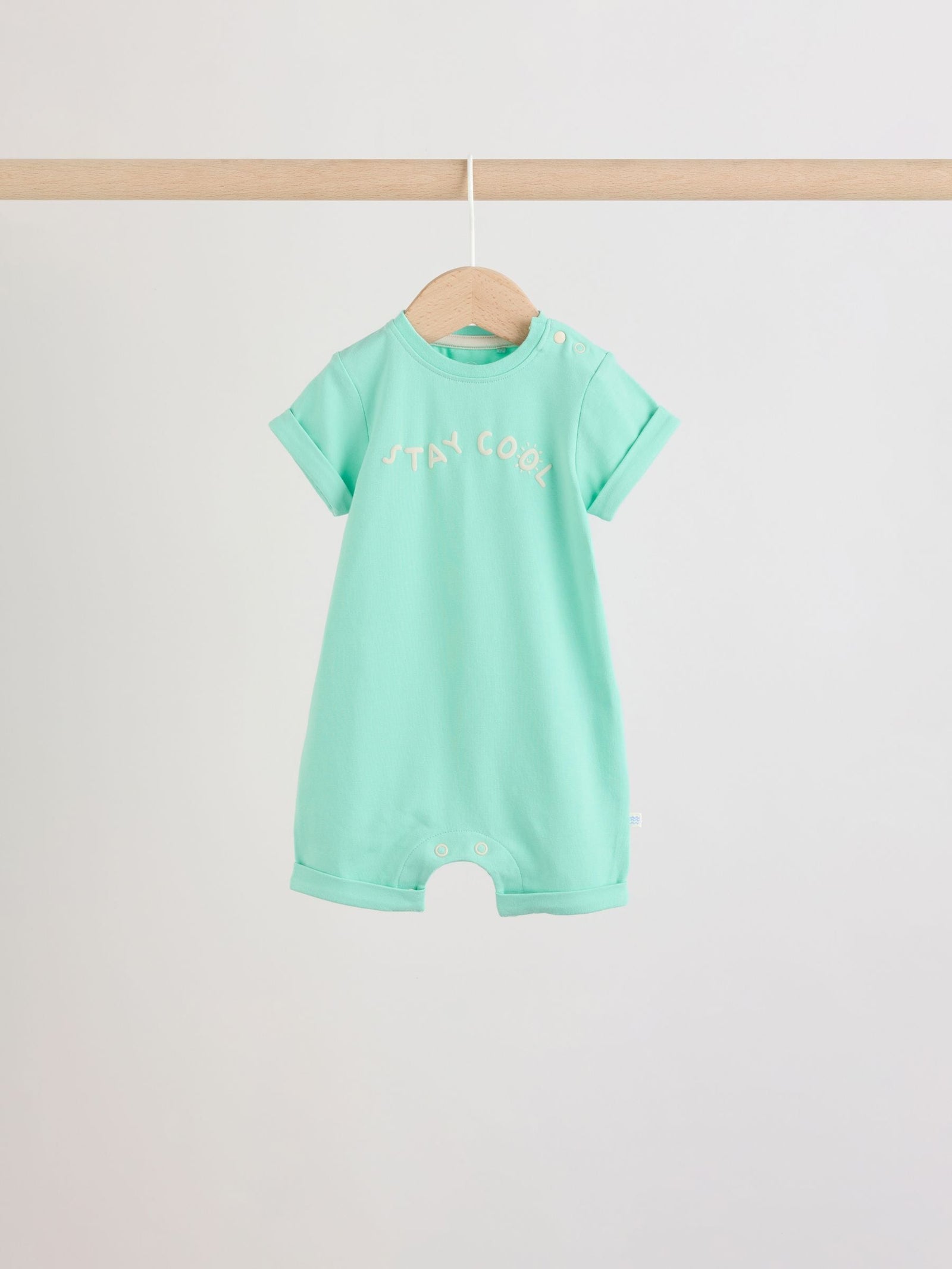Bright Slogan Cotton RIch Baby Rompers 4 Pack