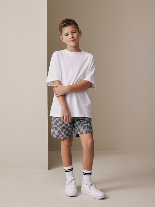 Blue/Grey Regular Fit Shorts (3-16yrs)