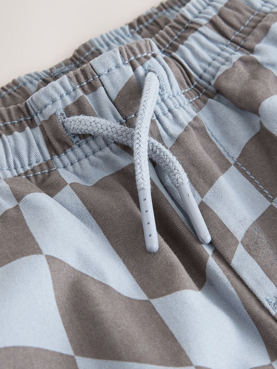 Blue/Grey Regular Fit Shorts (3-16yrs)