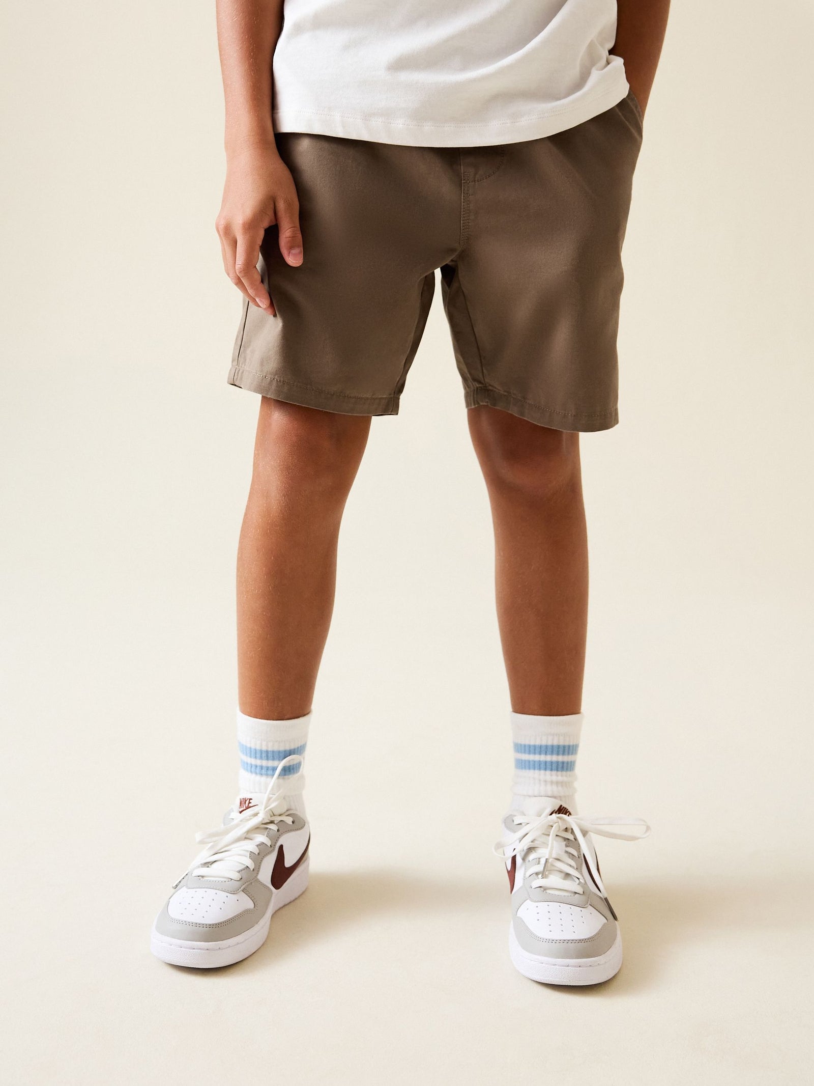 Brown Regular Fit Shorts (3-16yrs)