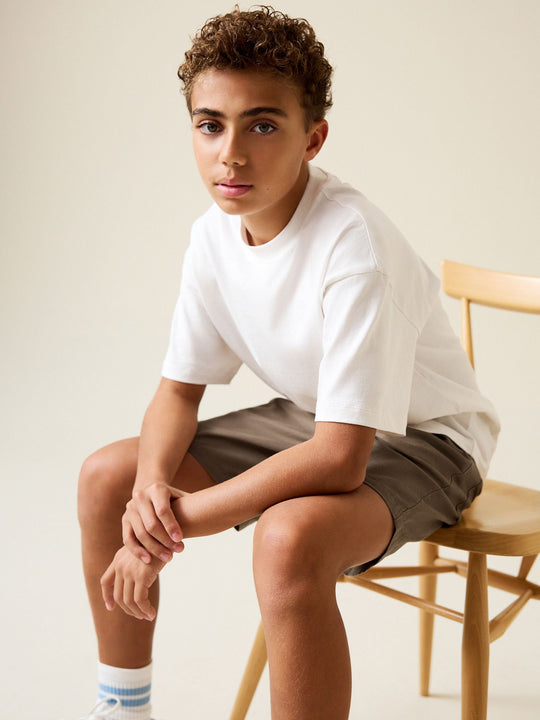 Brown Regular Fit Shorts (3-16yrs)
