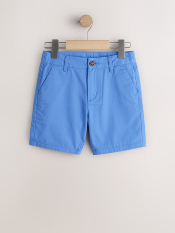 Mid Blue Regular Fit Chino Shorts (3-16yrs)