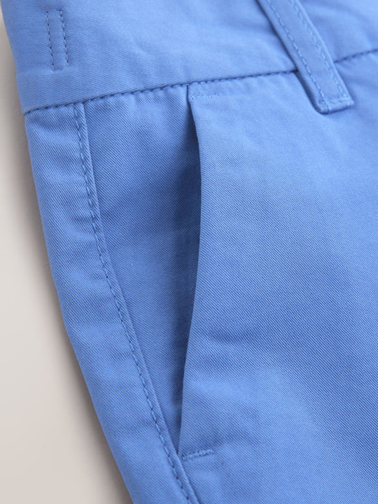 Mid Blue Regular Fit Chino Shorts (3-16yrs)