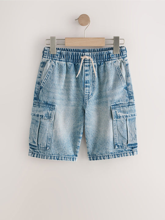 Denim Vintage Cargo Shorts (3-16yrs)