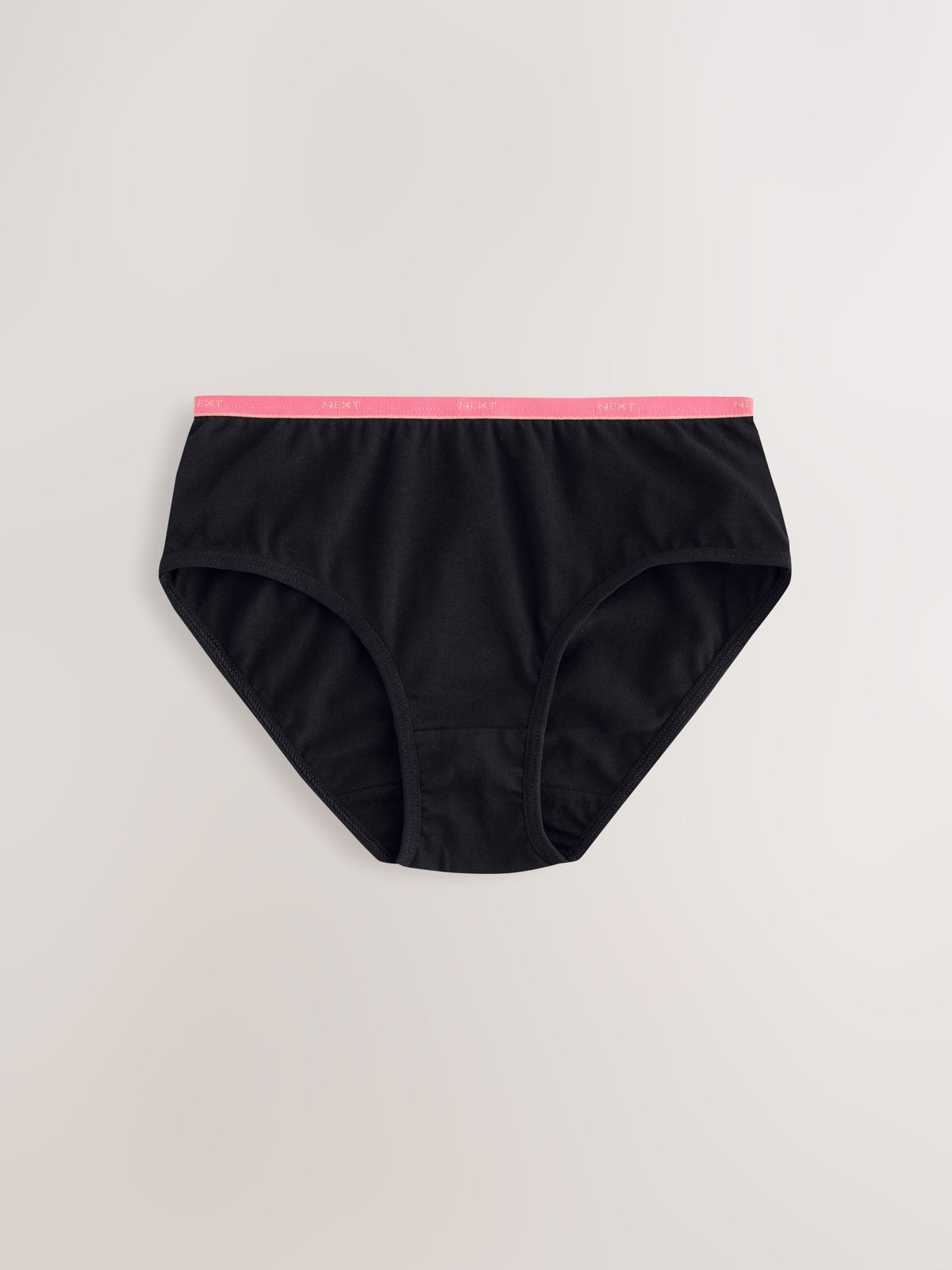 Black/ Bright Waistband Briefs 5 Pack (1.5-16yrs)