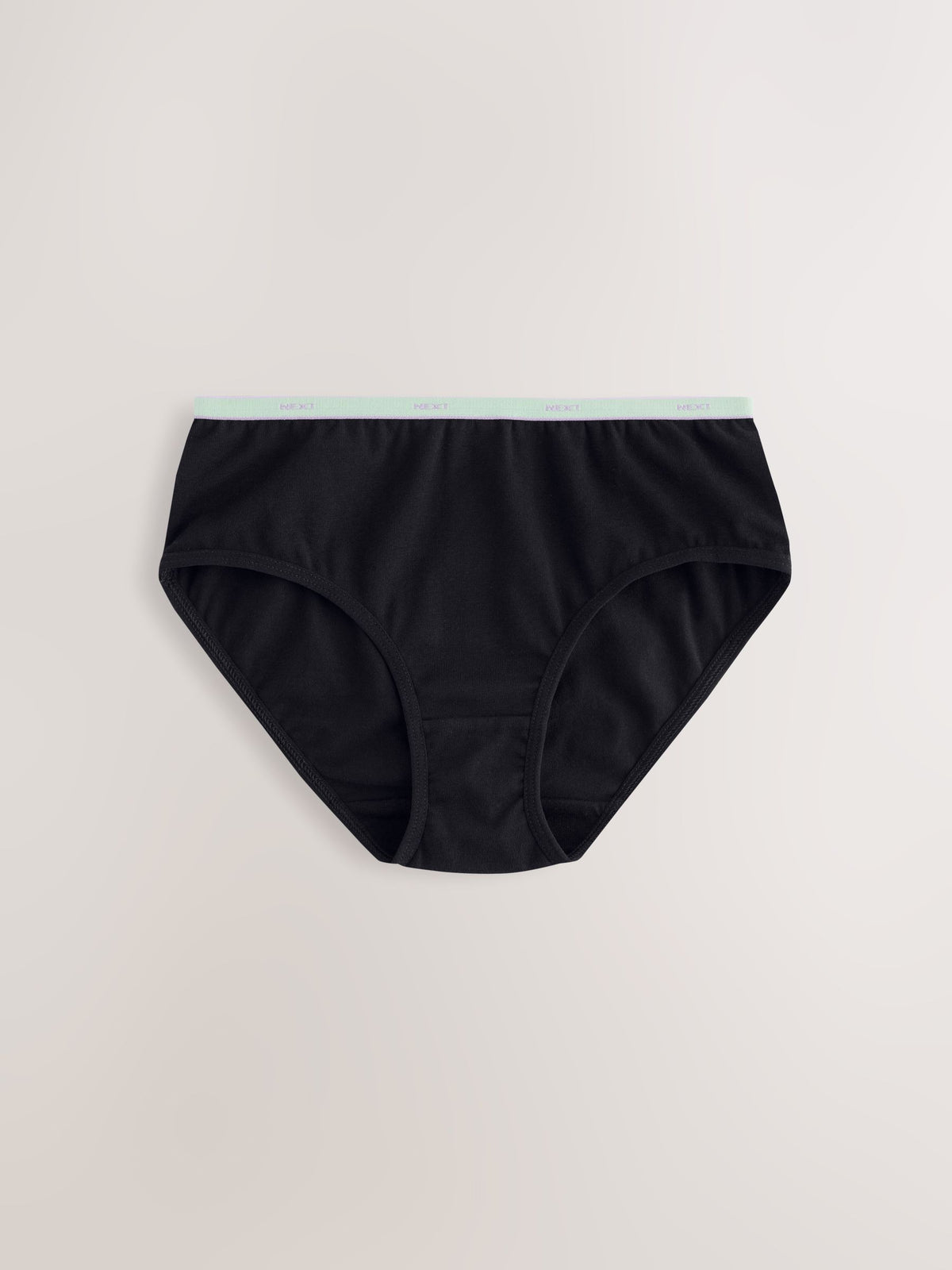 Black/ Bright Waistband Briefs 5 Pack (1.5-16yrs)