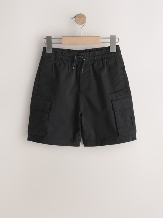 Black/Stone Cargo Shorts 2 Pack (3-16yrs)