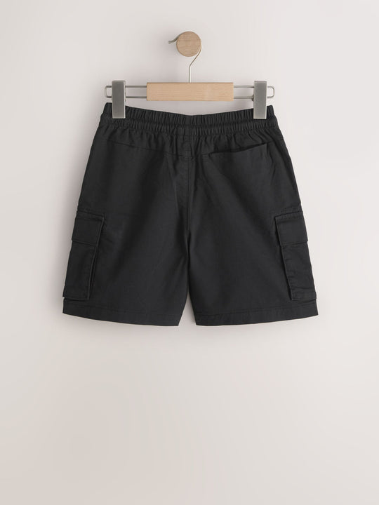 Black/Stone Cargo Shorts 2 Pack (3-16yrs)
