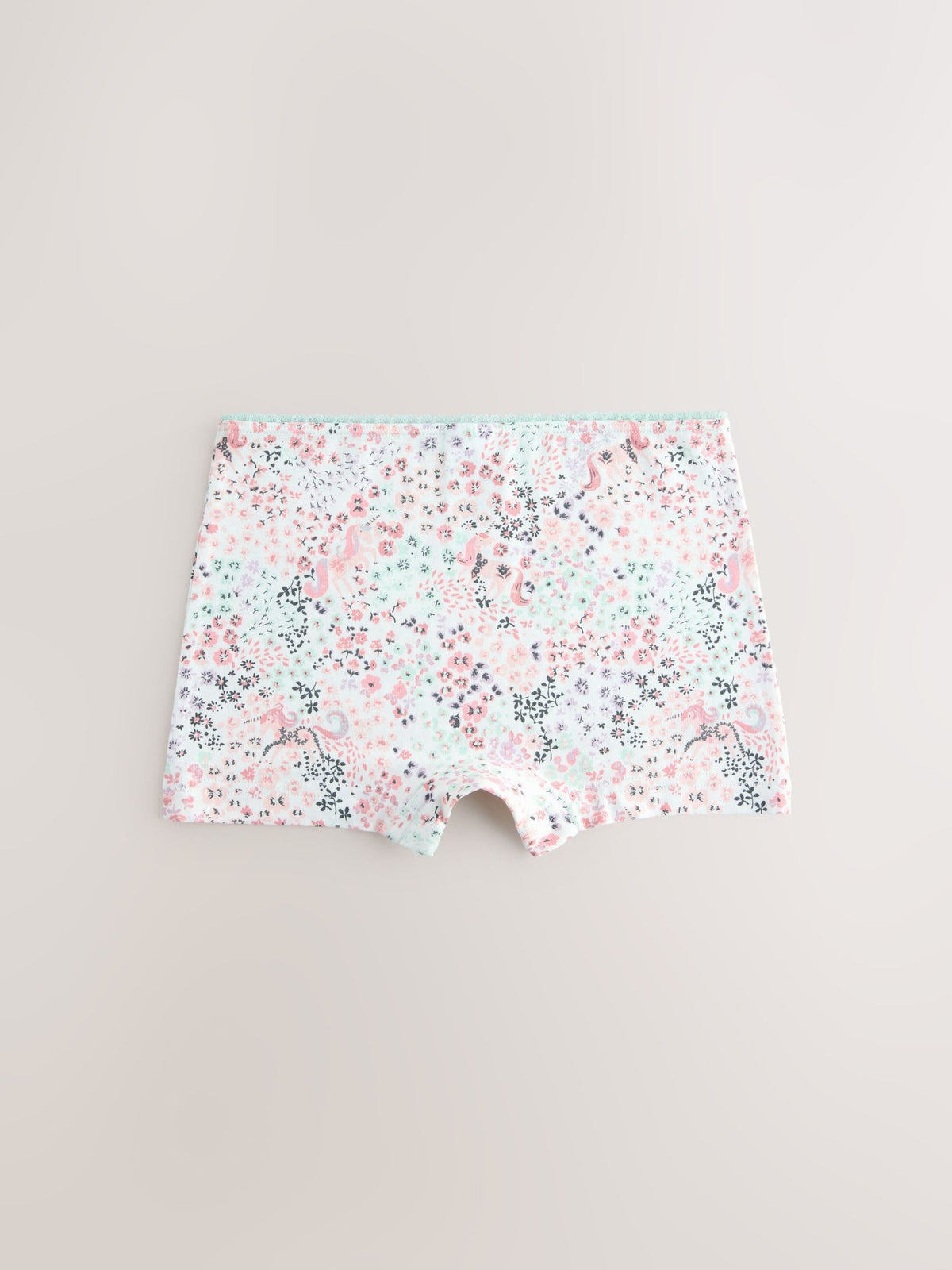 Pink Unicorn Short Briefs 5 Pack (2-16yrs)