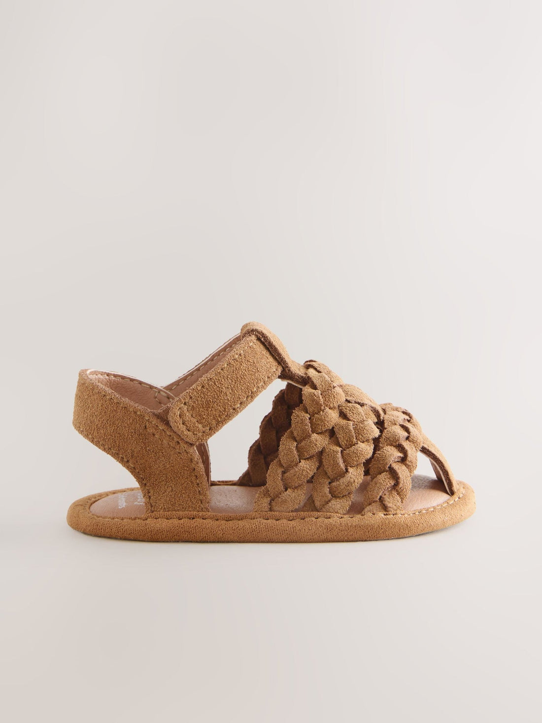 Tan Brown Baby Fisherman Sandals (0-2mths)