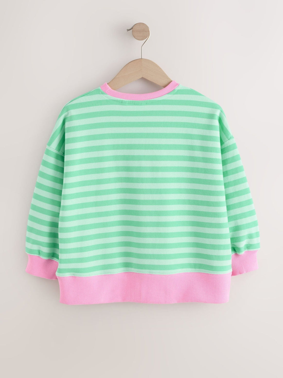 Green/Pink Sweatshirt (3-16yrs)