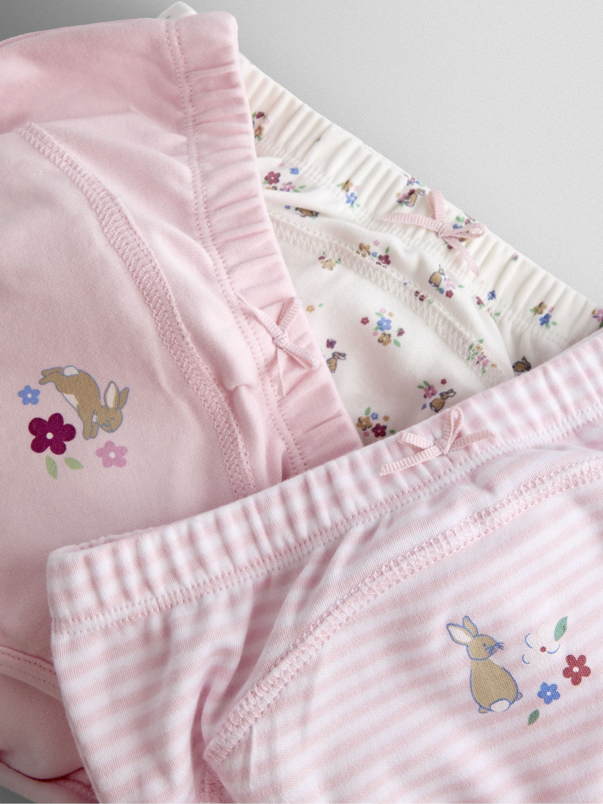 JoJo Maman Bébé Pink Bunny 3-Pack Training Pants