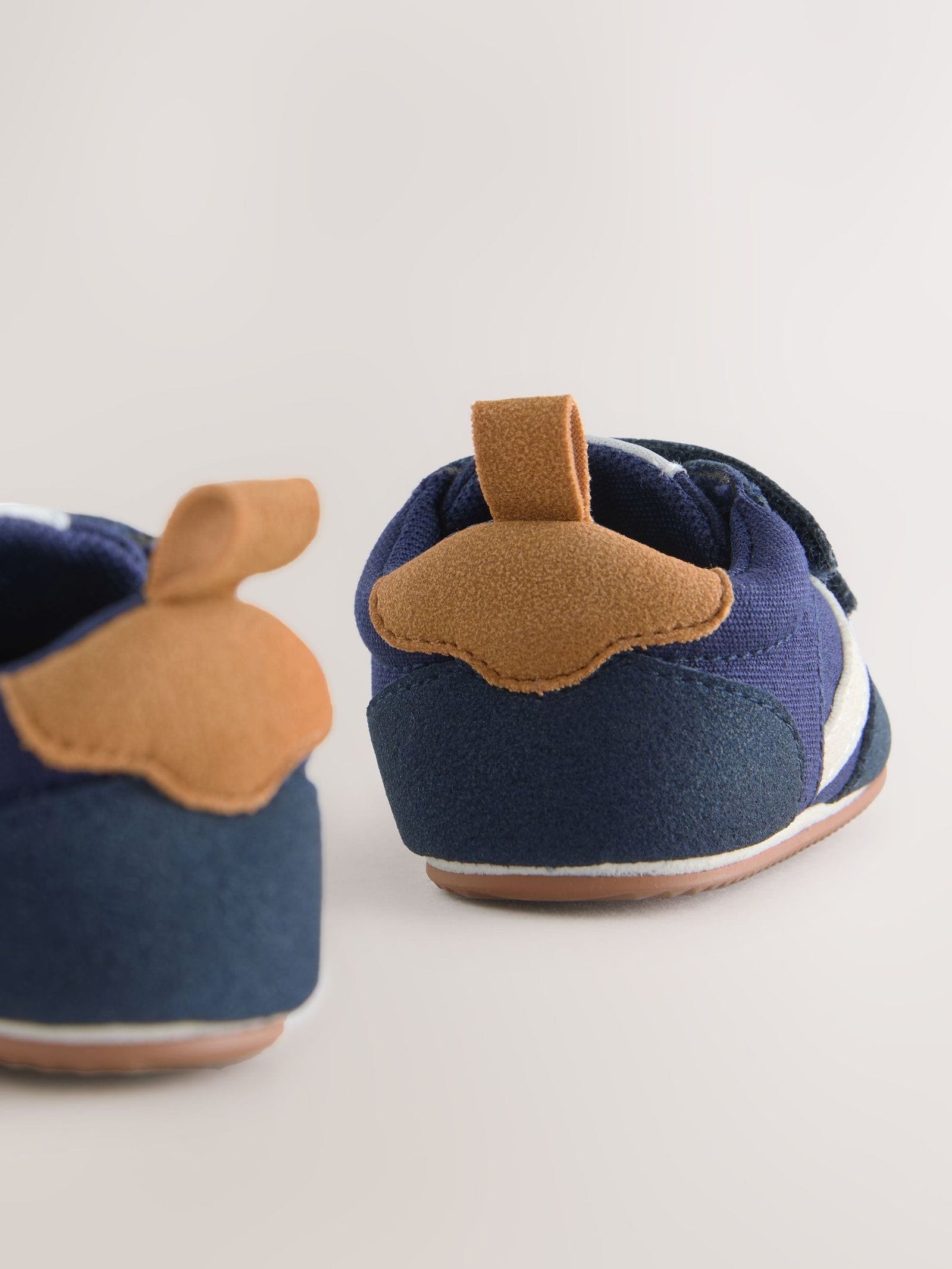 Navy Baby Touch Fastening Trainers (0-2mths)