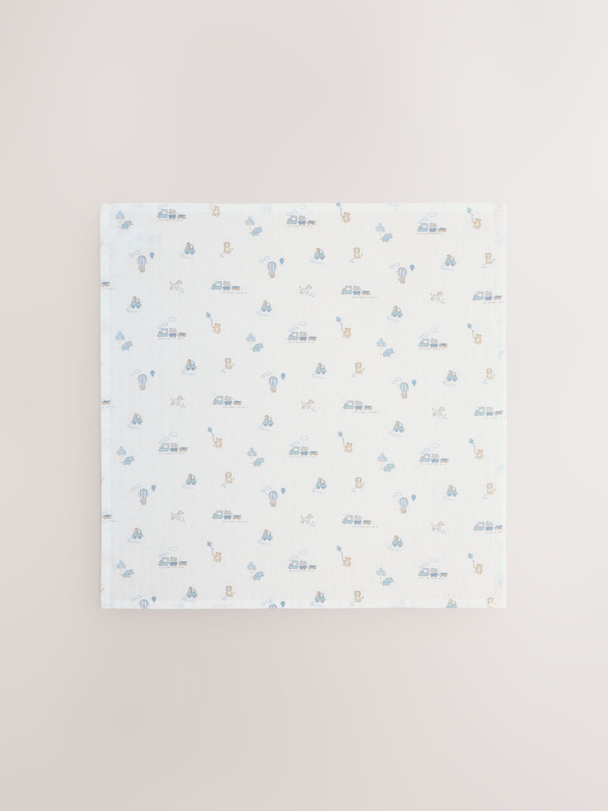 Blue Baby Muslin Cloths 4 Pack