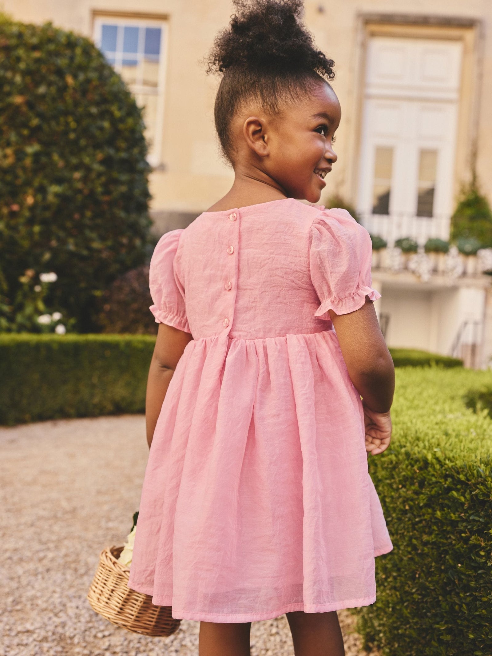 Pink Flower Corsage Dress (3mths-8yrs)