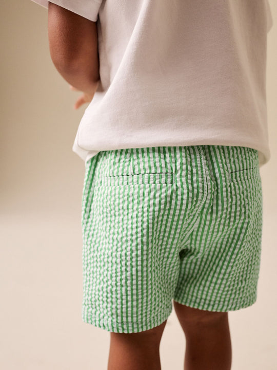 Green/White Stripe Chino Shorts (3mths-7yrs)
