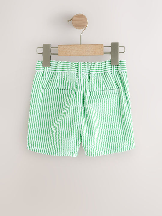 Green/White Stripe Chino Shorts (3mths-7yrs)