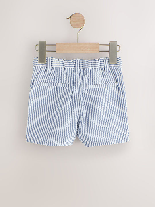 Blue/White Stripe Chino Shorts (3mths-7yrs)