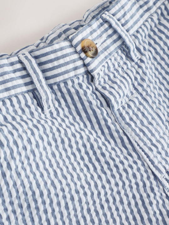 Blue/White Stripe Chino Shorts (3mths-7yrs)