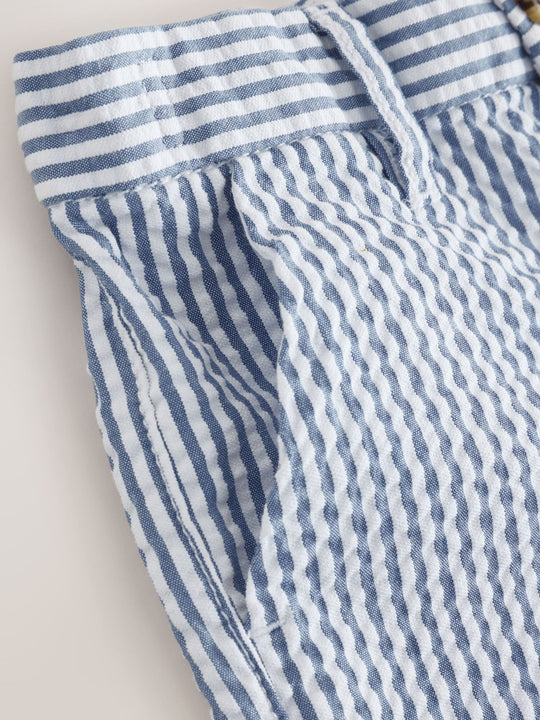 Blue/White Stripe Chino Shorts (3mths-7yrs)