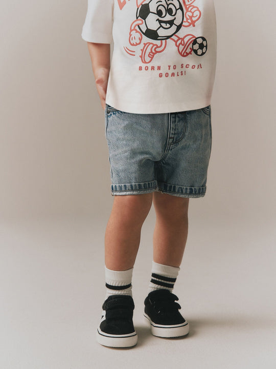 Light Blue Denim Shorts (3mths-7yrs)