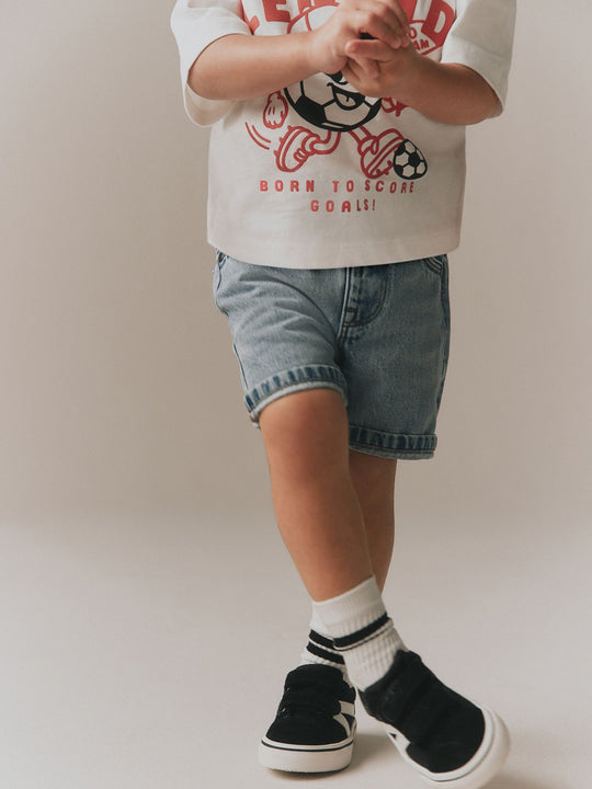 Light Blue Denim Shorts (3mths-7yrs)