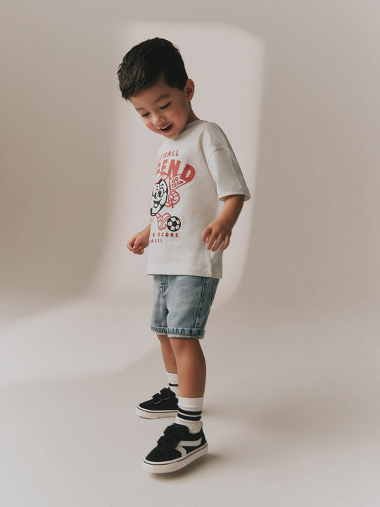 Light Blue Denim Shorts (3mths-7yrs)