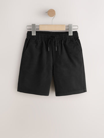 Black Loose Fit Shorts (3-16yrs)