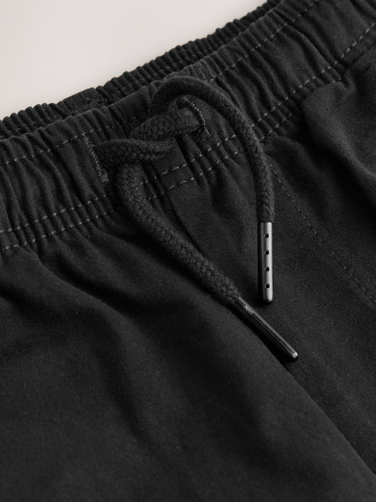 Black Loose Fit Shorts (3-16yrs)
