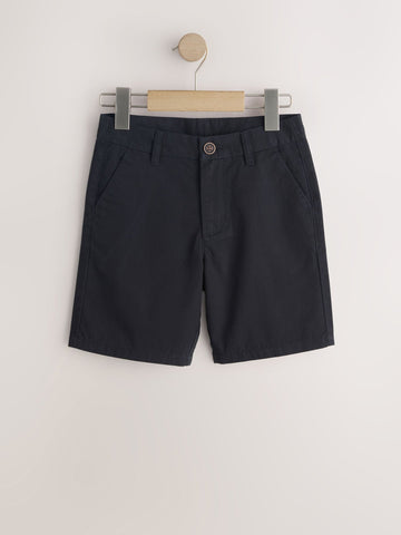 Black Loose Fit Chino Shorts (3-16yrs)
