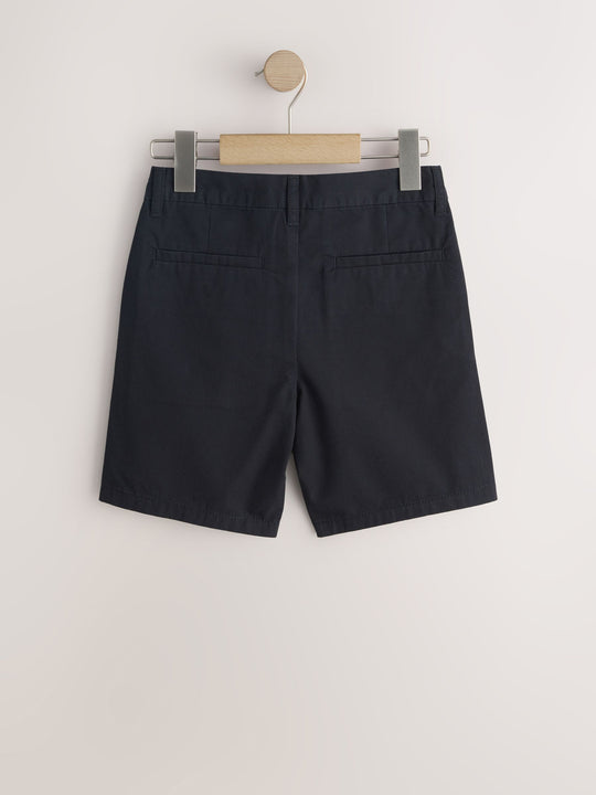 Black Loose Fit Chino Shorts (3-16yrs)