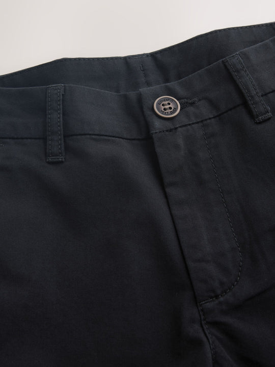 Black Loose Fit Chino Shorts (3-16yrs)